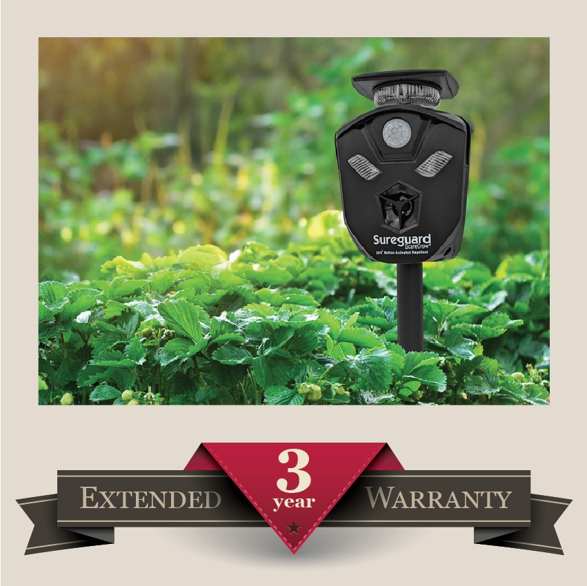 Warranty - Scarecrow Motion Activated Ultrasonic Repellent