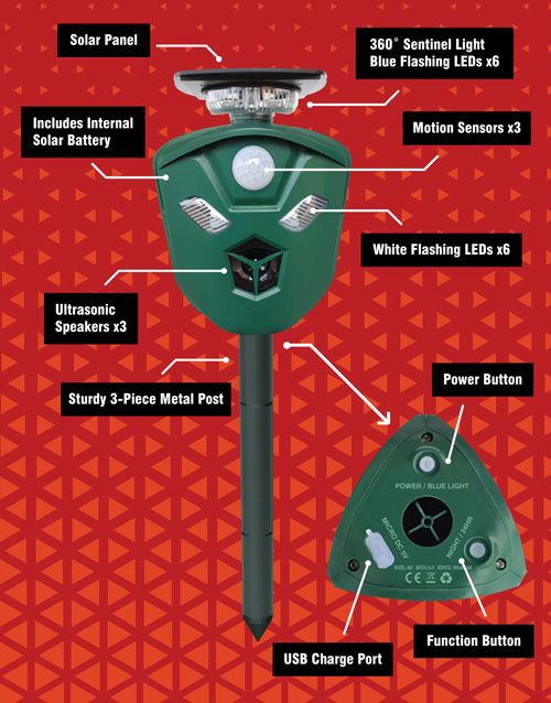 Scarecrow 360 Keep Foxes Away!